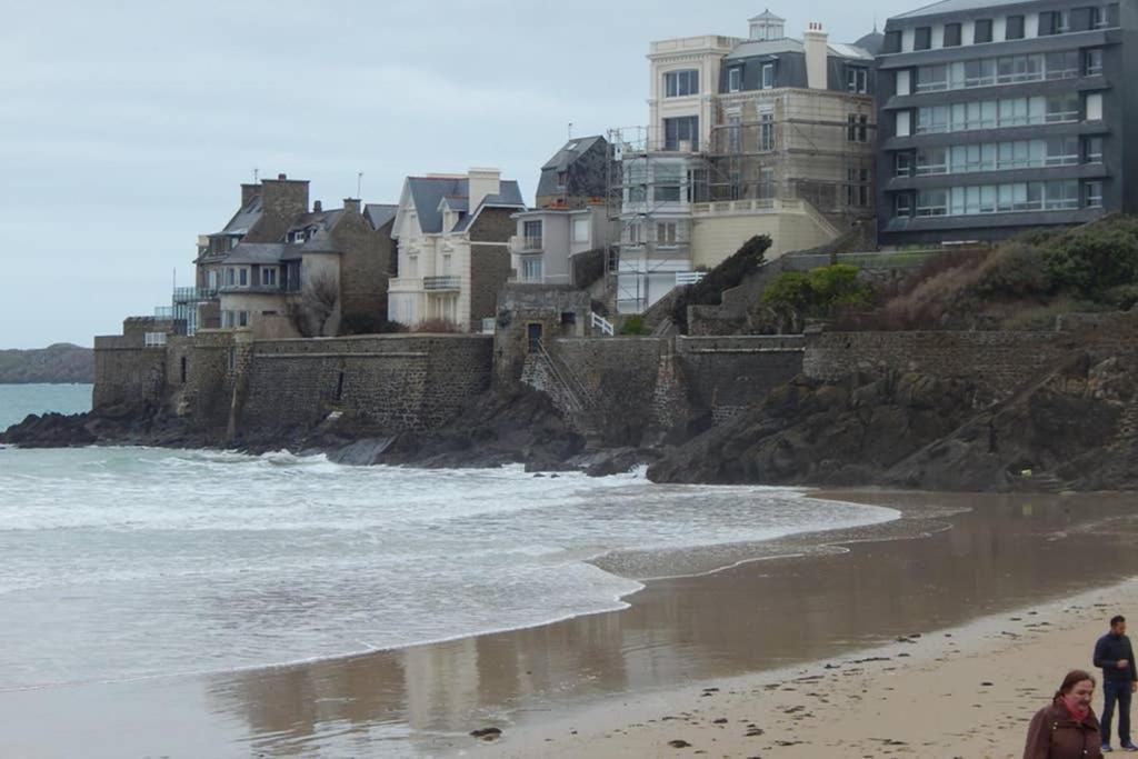Saint Malo Bel Appartement Neuf Pres Gare Plage Sillon Intramuros Parking Prive Kültér fotó